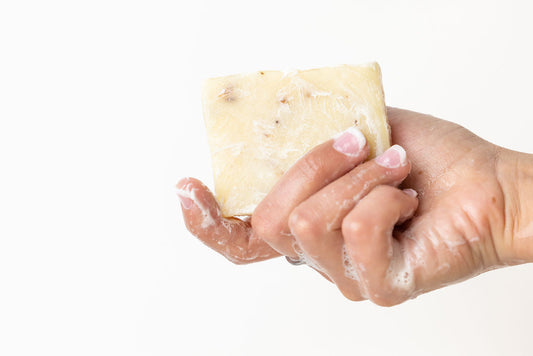 2 x Lemongrass Natural Soap Bar, Handmade Body Soap Gift